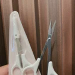 Kéo cắt lông mi giả JINJI đầu nhọn vuốt cong, đường cắt chính xác