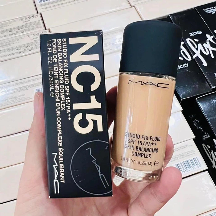 mac-studio-fix-fluid-spf-15 Kem nền MAC Studio Fix Fluid SPF 15 – Mịn lì lâu trôi, Bền màu 24h